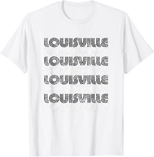 Louisville Kentucky Retro Vintage Weathered
