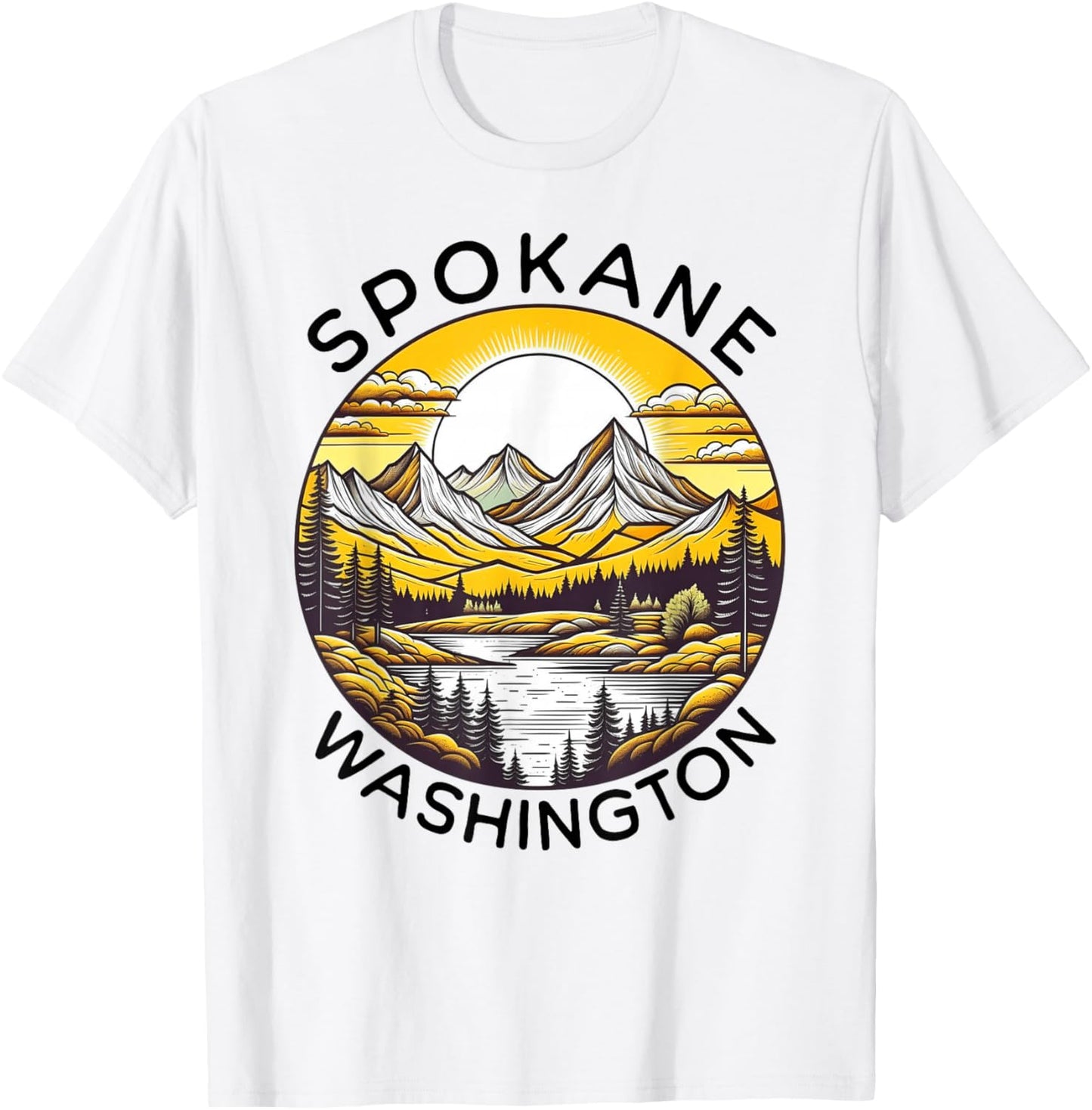 Spokane T-Shirt - T-Shirt | White