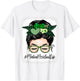 Medical Assistant Women Messy Bun St Patrick's Day Shamrock T-Shirt - T-Shirt | White