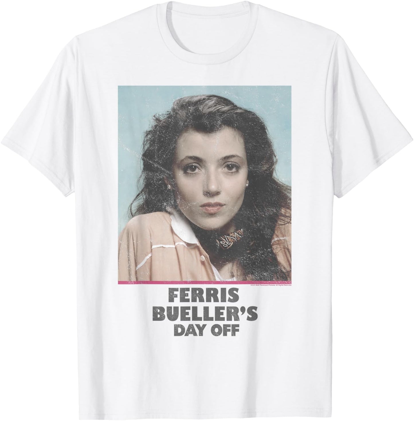 Ferris Bueller's Day Off Sloane Peterson Portrait T-Shirt - T-Shirt | White