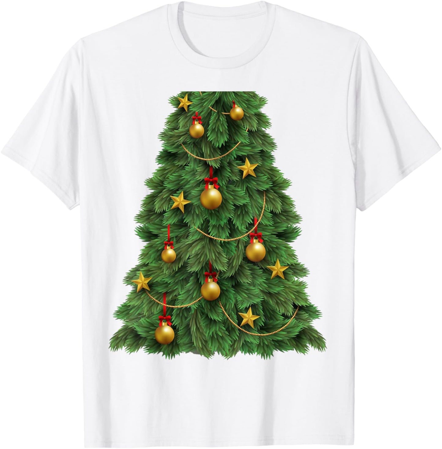 Christmas Tree Costume Idea For Adults & Christmas Tree T-Shirt - T-Shirt | White