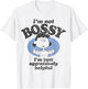 Peanuts - Lucy I'm Not Bossy I'm Just Aggressively Helpful T-Shirt - T-Shirt | White