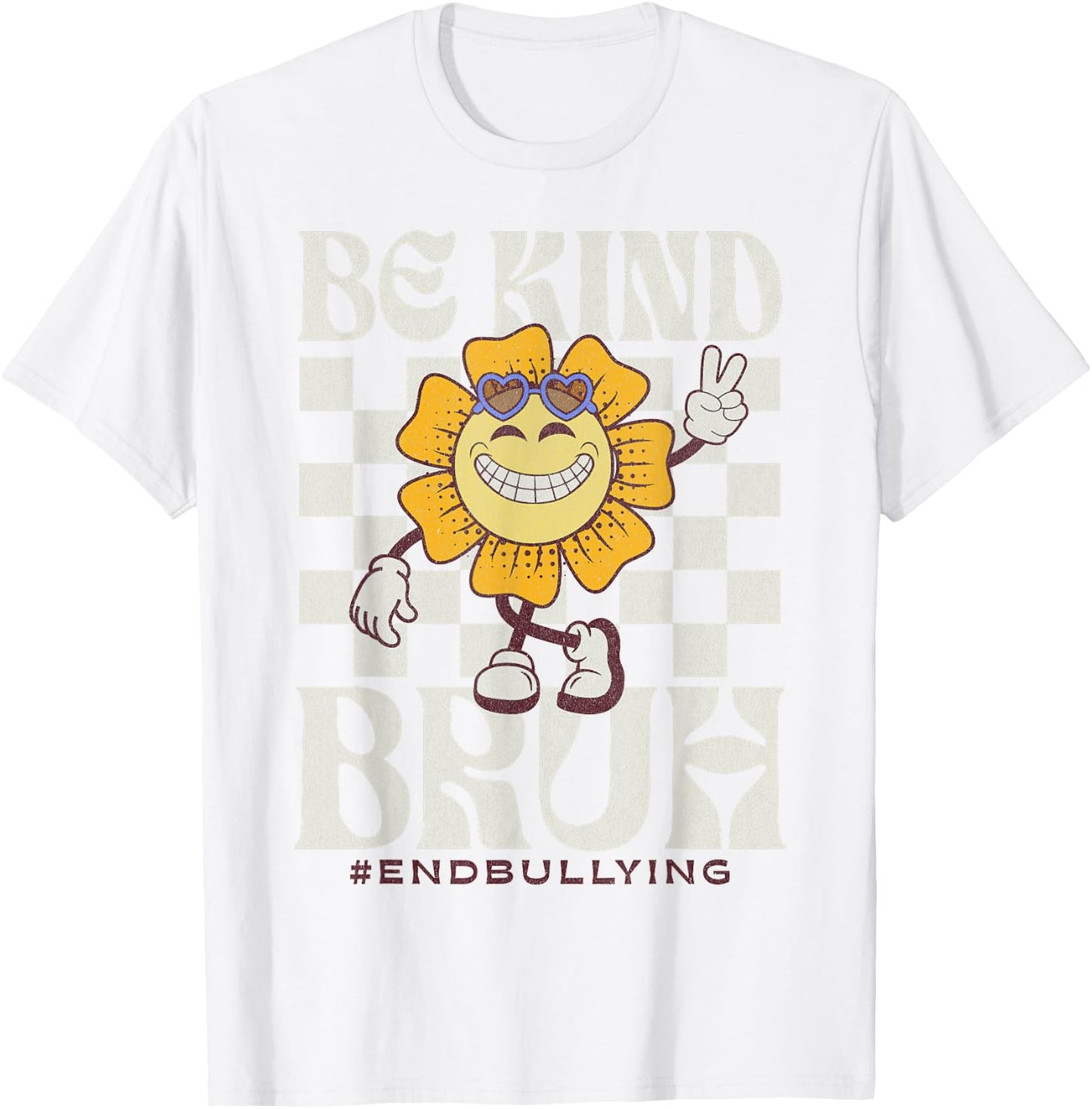Be Kind Unity Day Orange Anti Bullying For Kids teachers T-Shirt - T-Shirt | White