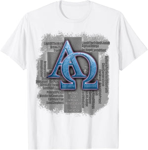 Jesus - Alpha and Omega T-Shirt - T-Shirt | White