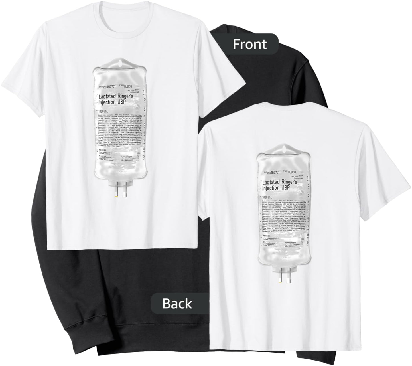 Lactated Ringers IV Fluids Sweatshirt - Sweatshirt | Black