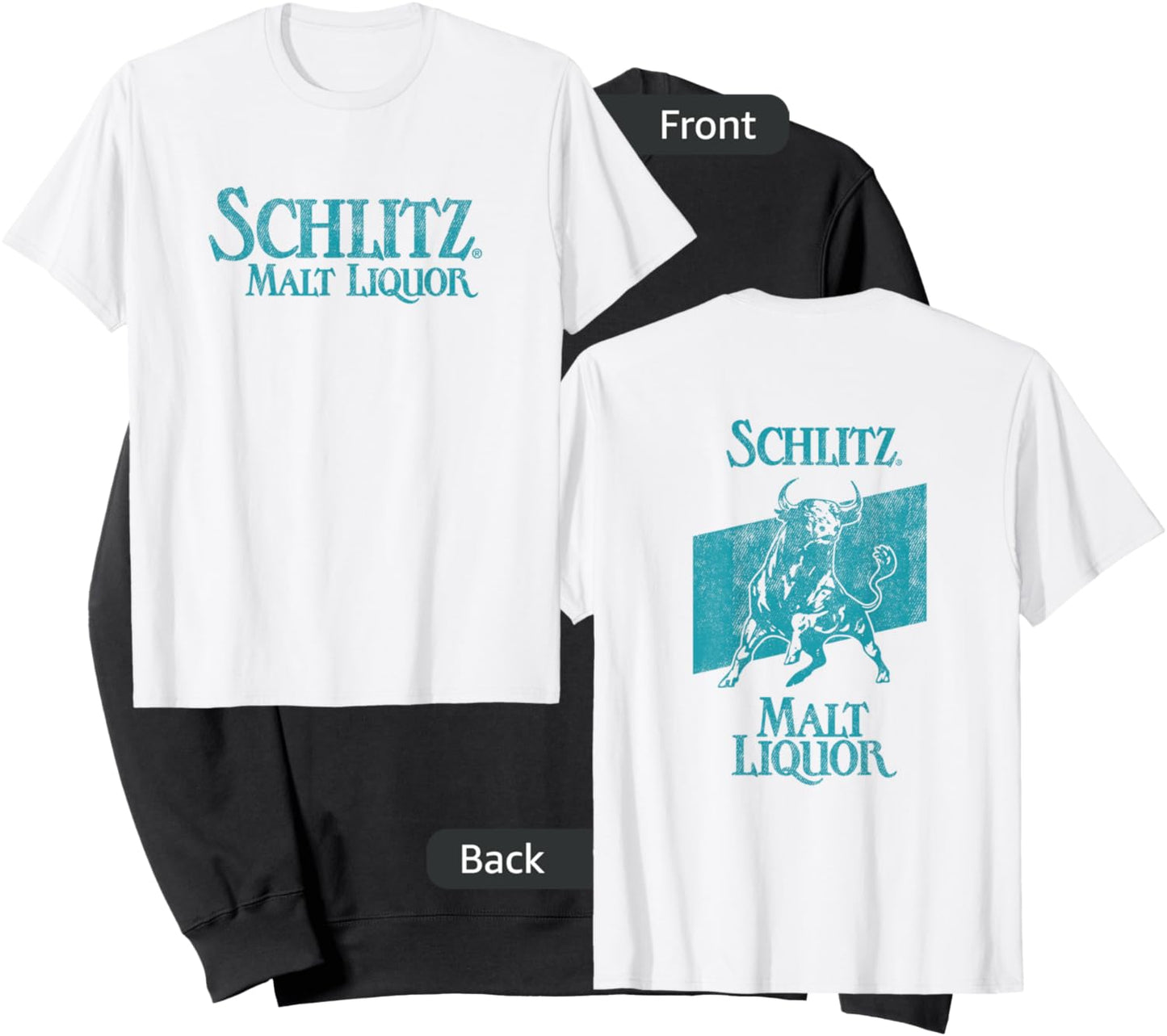 Schlitz Vintage Style - Bull Logo Sweatshirt - Sweatshirt | Black