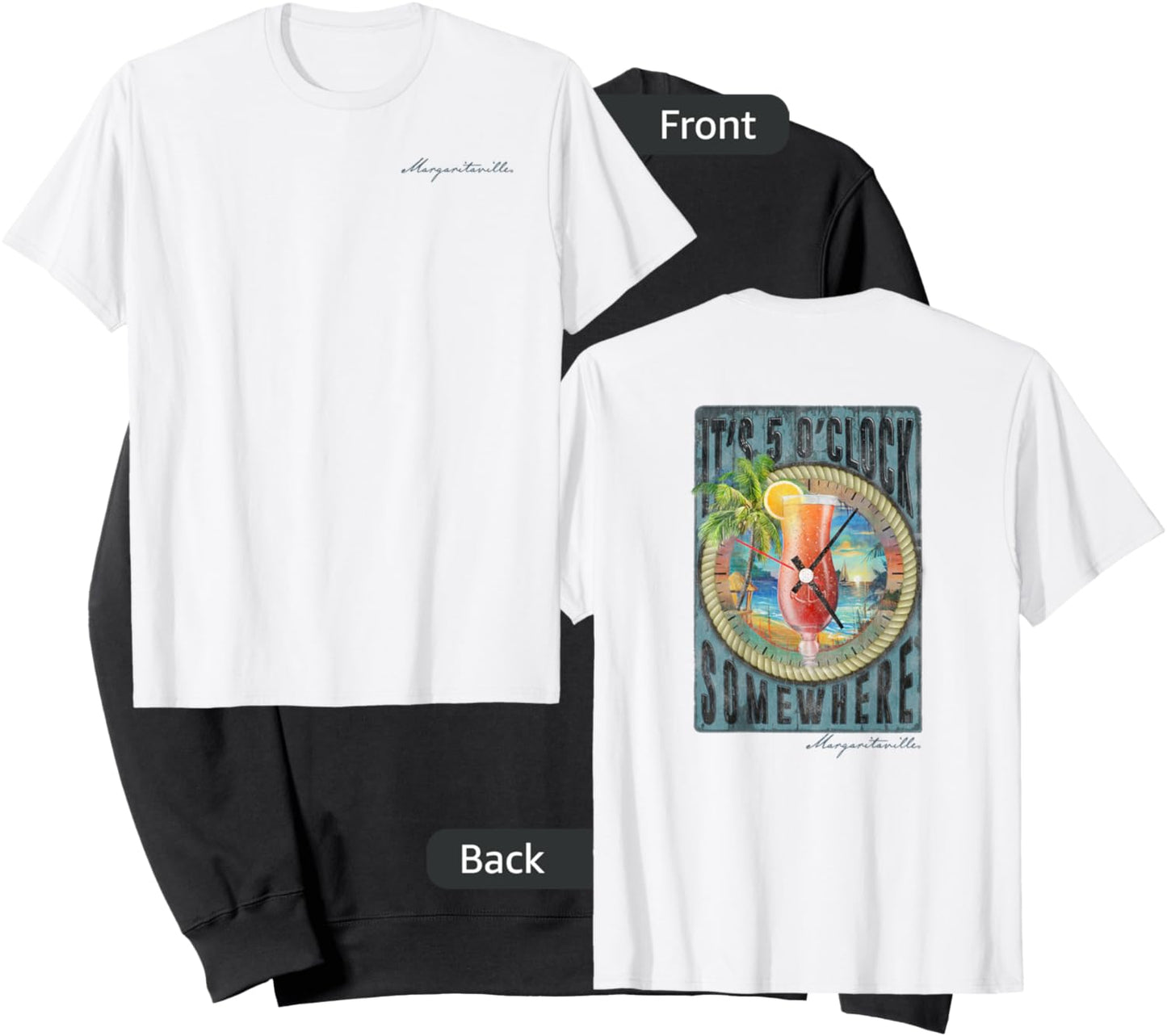 5 O'Clock Somewhere Sweatshirt - Sweatshirt | Black