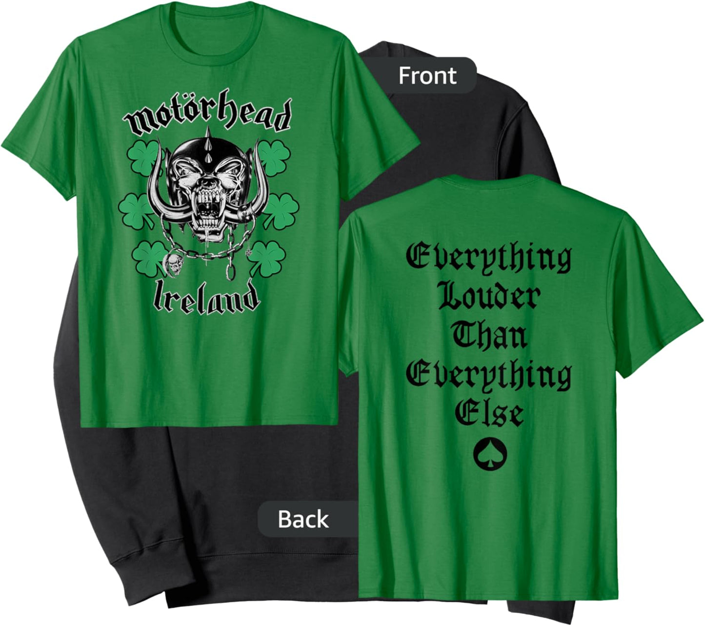 Motörhead – Multi Shamrock Warpig Sweatshirt - Sweatshirt | Black