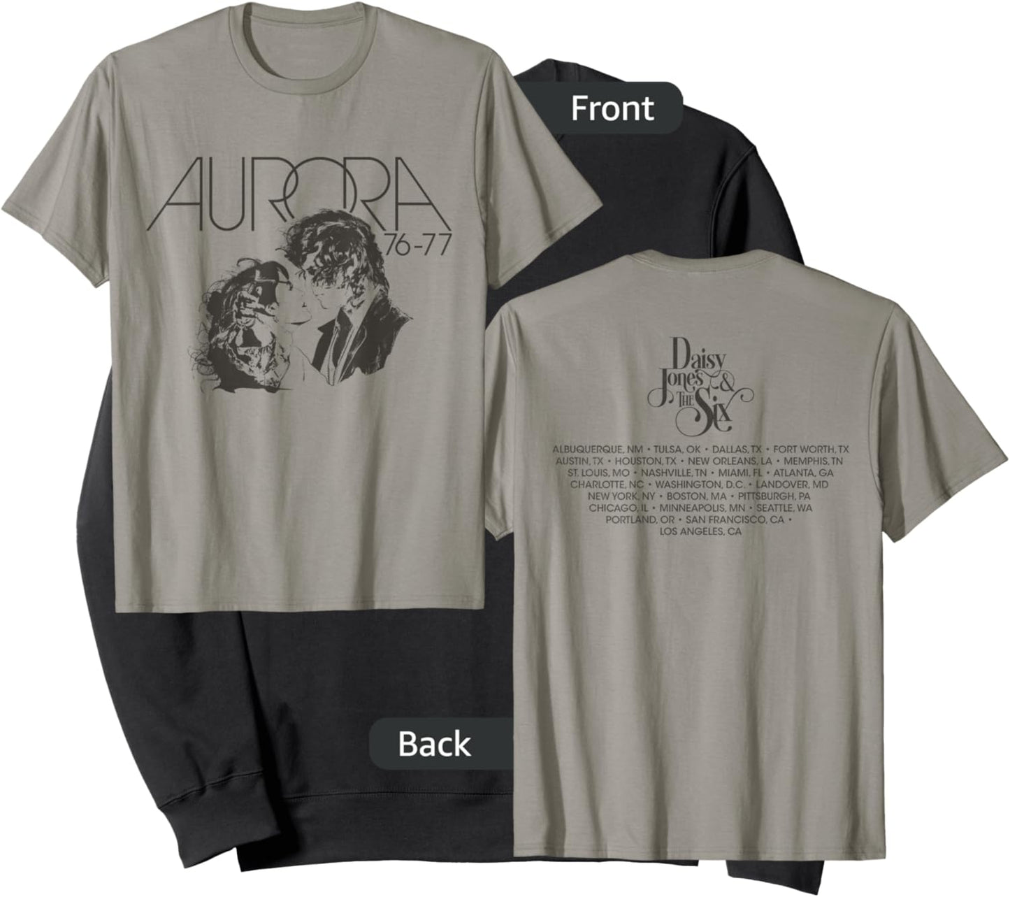 Daisy Jones & the Six - Aurora Vintage Sweatshirt - Sweatshirt | Black