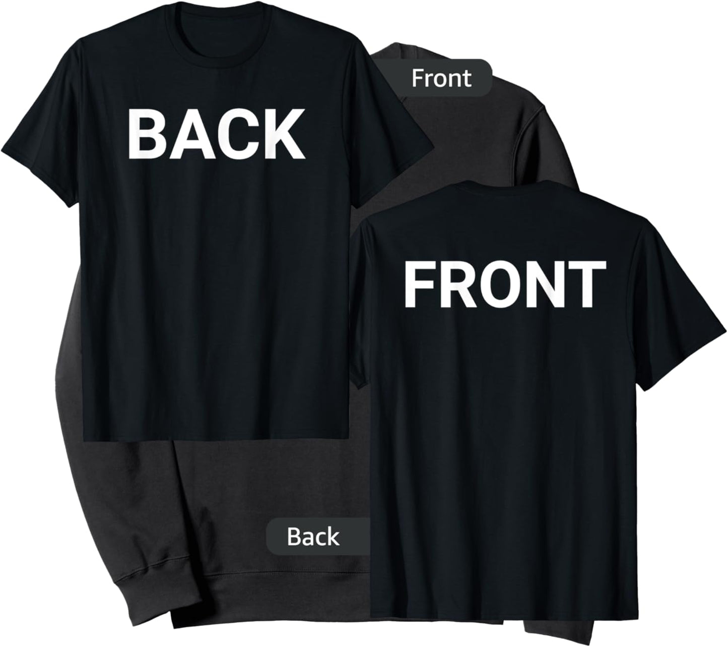 Back To Front Backwards Practical Joke Dumb Prank Gifts Sweatshirt - Sweatshirt | Black