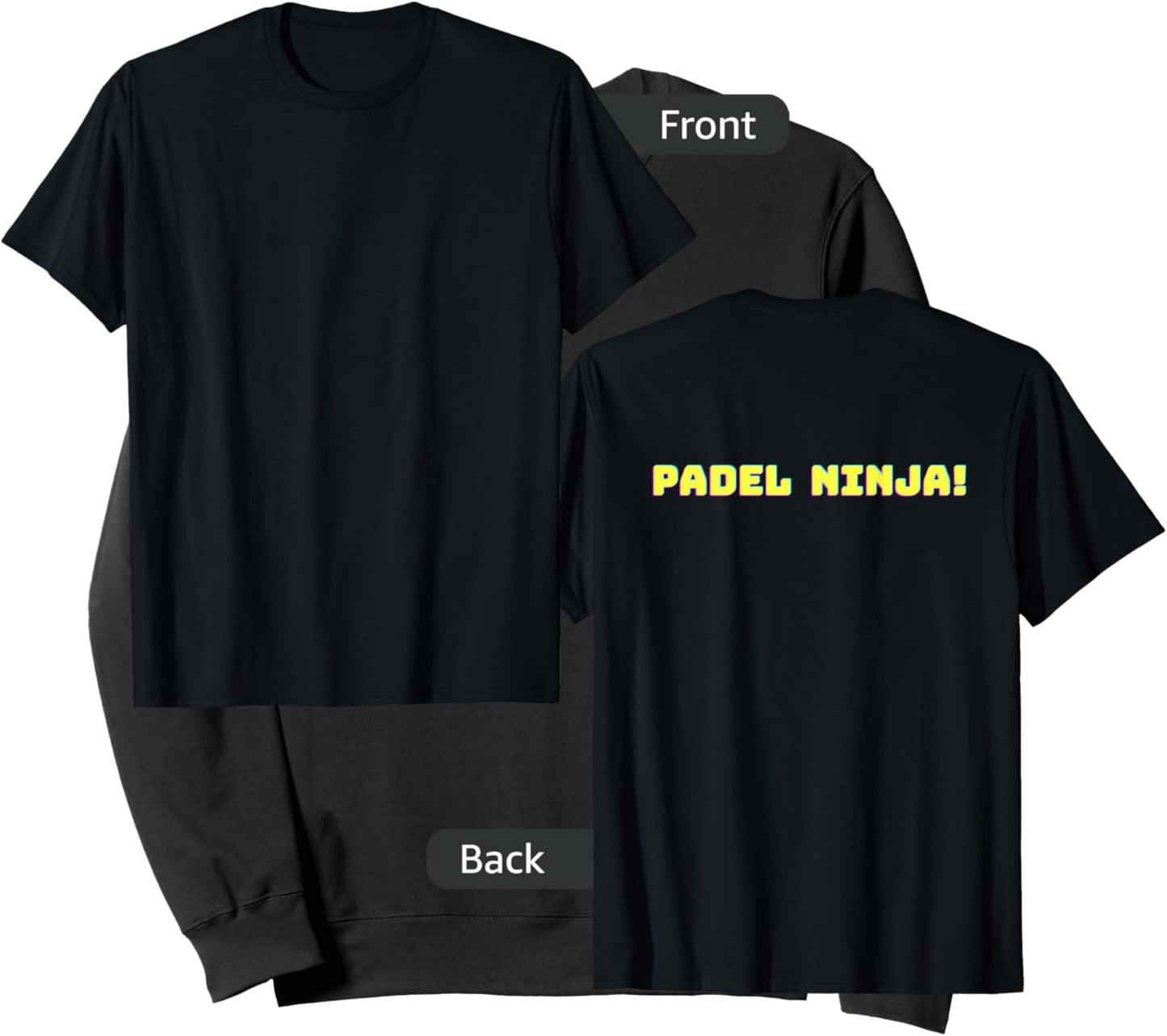 Padel ninja! cute funny padel tennis gift Sweatshirt - Sweatshirt | Black