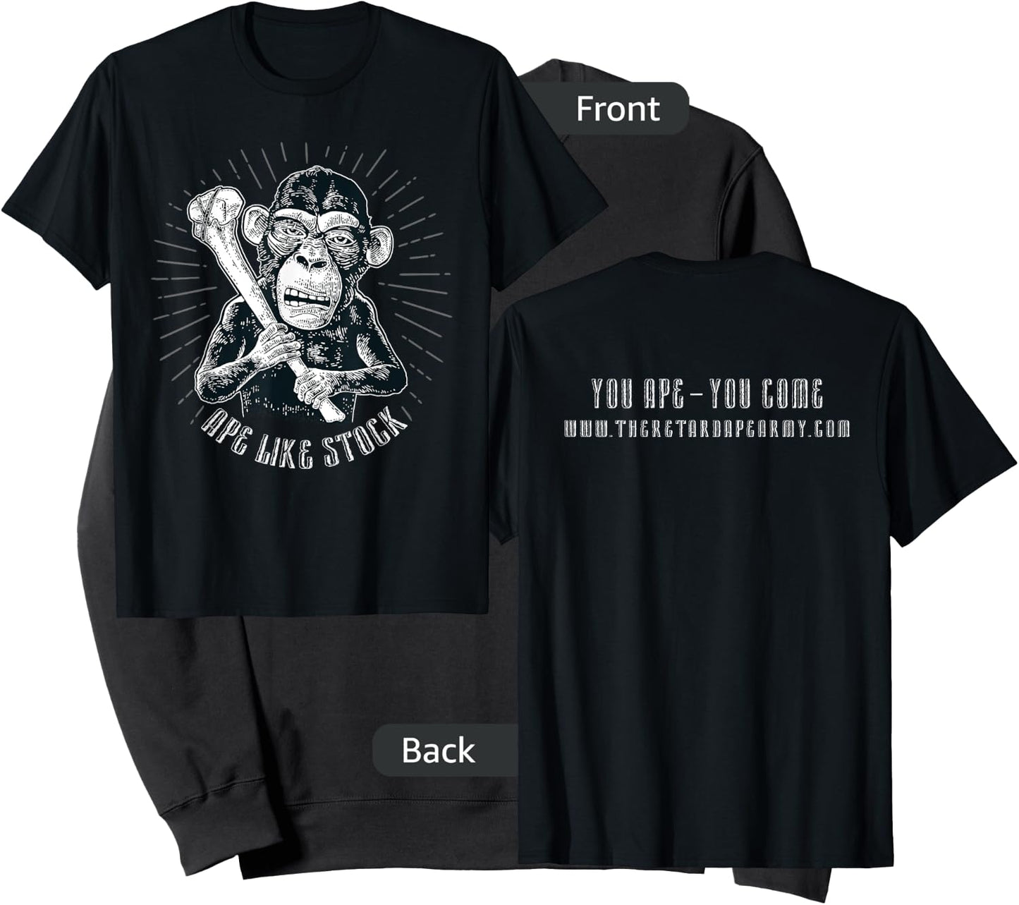 You Ape? - Ape Like Stock Sweatshirt - Sweatshirt | Black