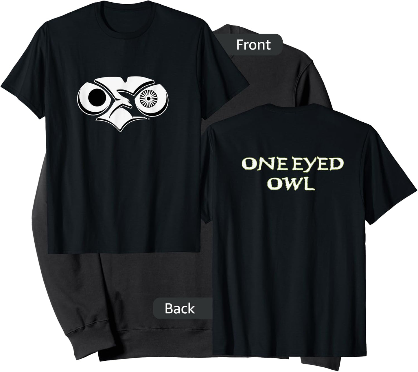 "One Eyed Owl OEO Skull" Sweatshirt - Sweatshirt | Black