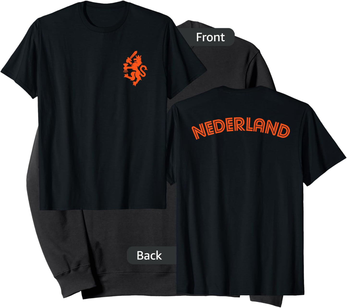 Netherlands Nederland Dutch Lion Retro Classic Country Sweatshirt - Sweatshirt | Black