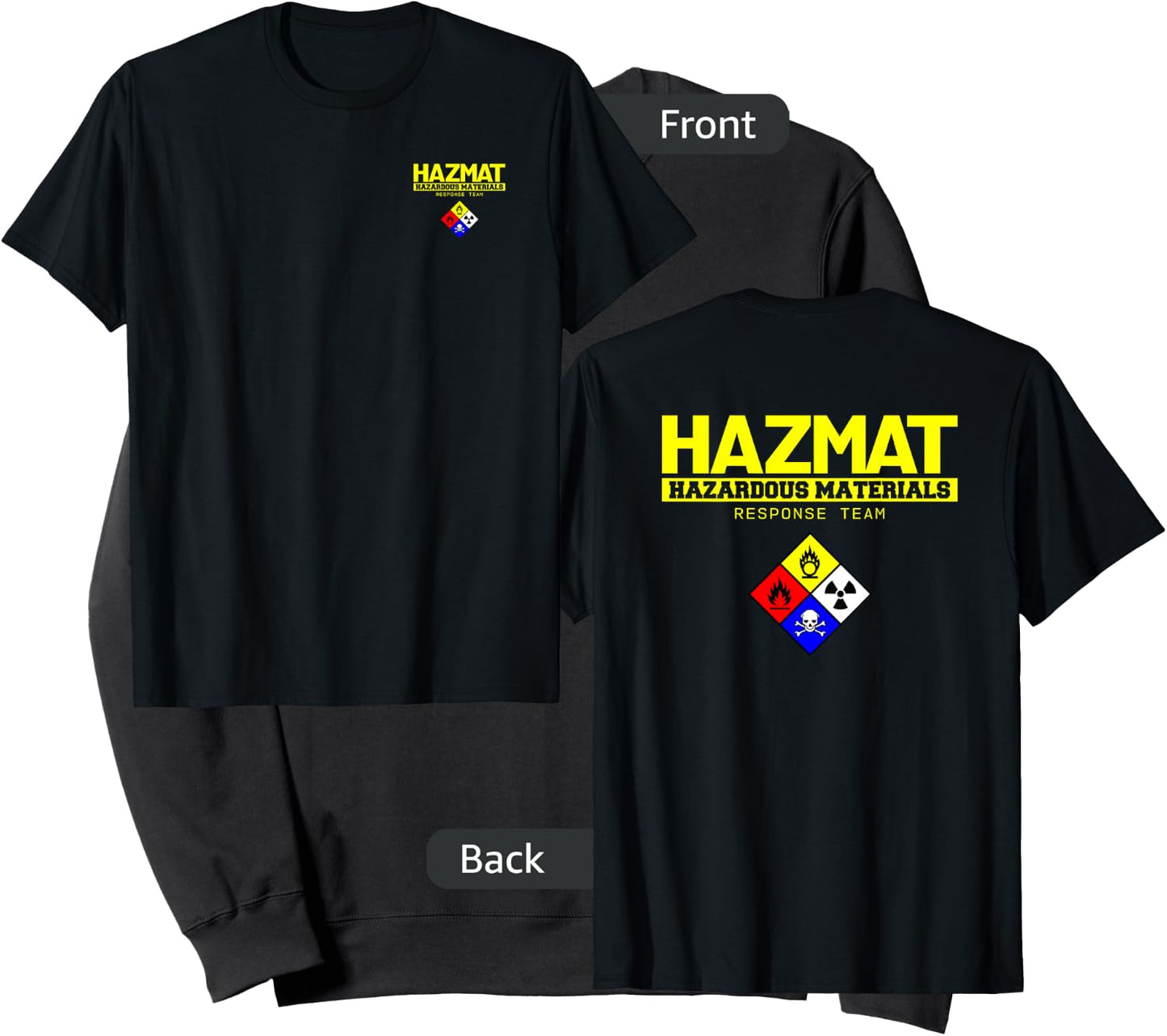 HAZMAT Hazardous Material Response Team Technician Sweatshirt - Sweatshirt | Black