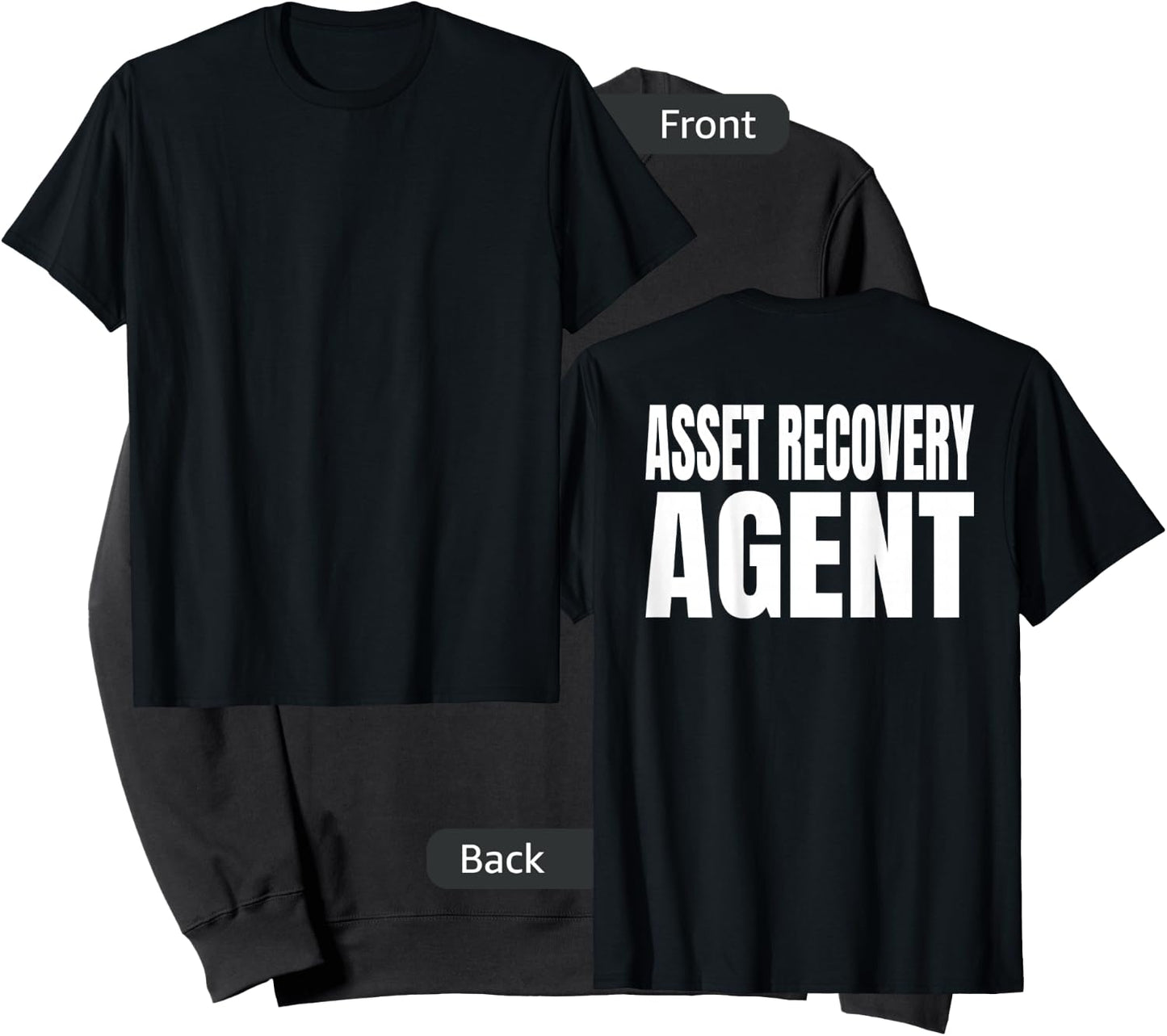 Asset Recovery Agent for Work Day Sweatshirt - Sweatshirt | Black