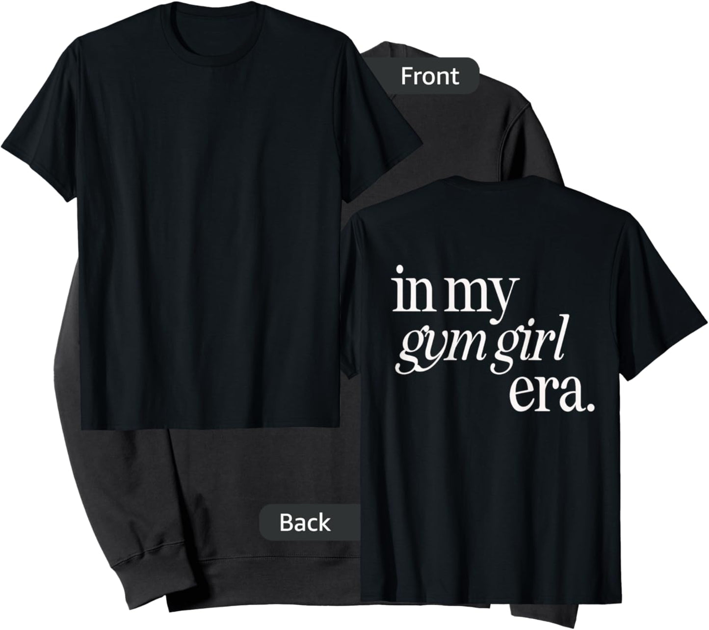 In my gym girl era workout Sweatshirt - Sweatshirt | Black