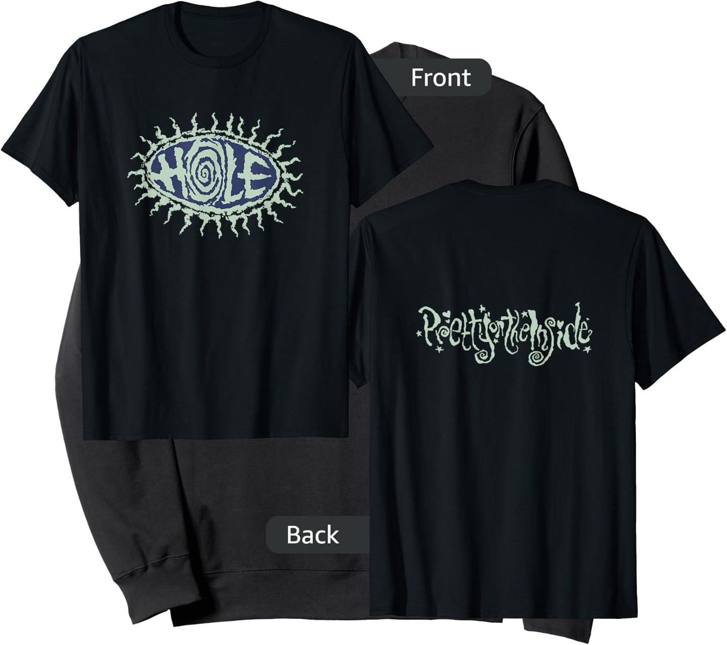 Hole - Eye Ball And Pretty On The Inside Sweatshirt - Sweatshirt | Black