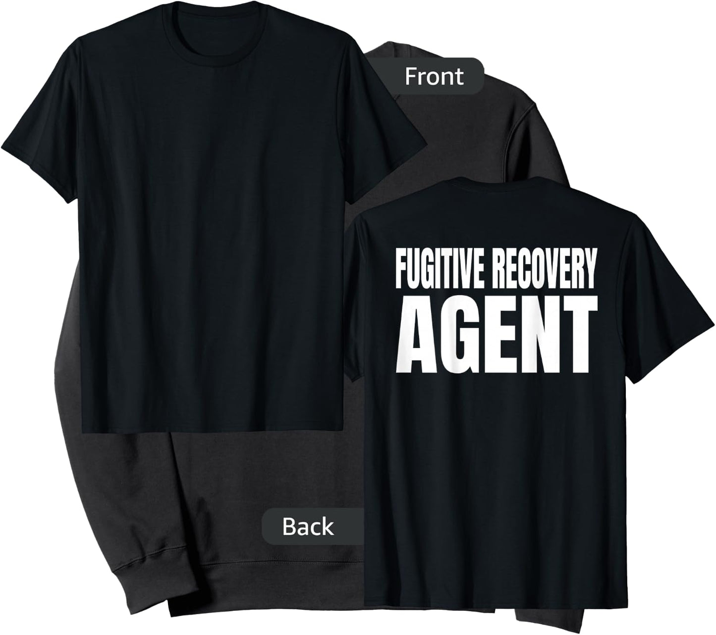 Fugitive Recovery Agent Sweatshirt - Sweatshirt | Black