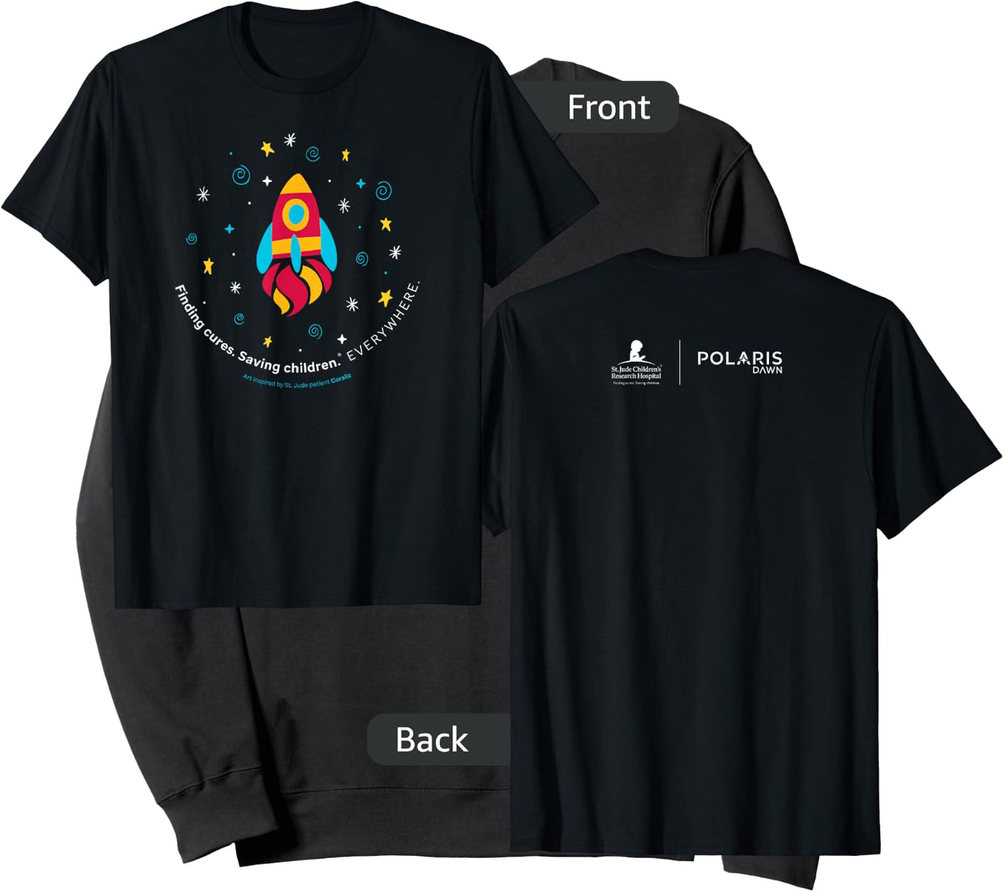 St. Jude Patient Coraliz Rocket Sweatshirt - Sweatshirt | Black