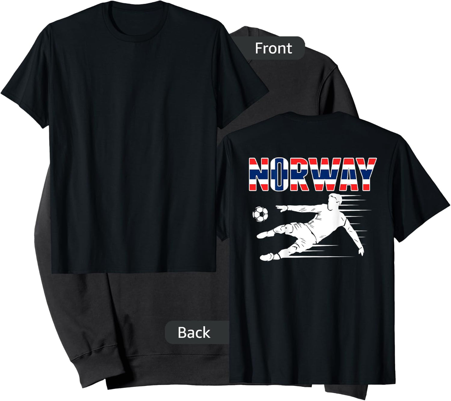 Norway Soccer Lovers Jersey Support Norwegian Football Team Sweatshirt - Sweatshirt | Black