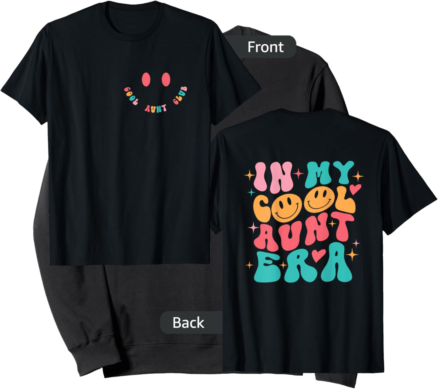 Retro In My Cool Aunt Era - Cool Aunt Club Sweatshirt - Sweatshirt | Black