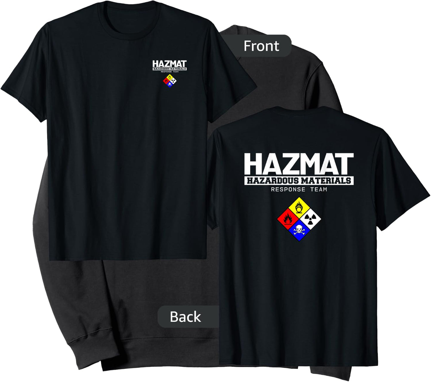 Hazmat Hazardous Material Response Team Technician Sweatshirt - Sweatshirt | Black