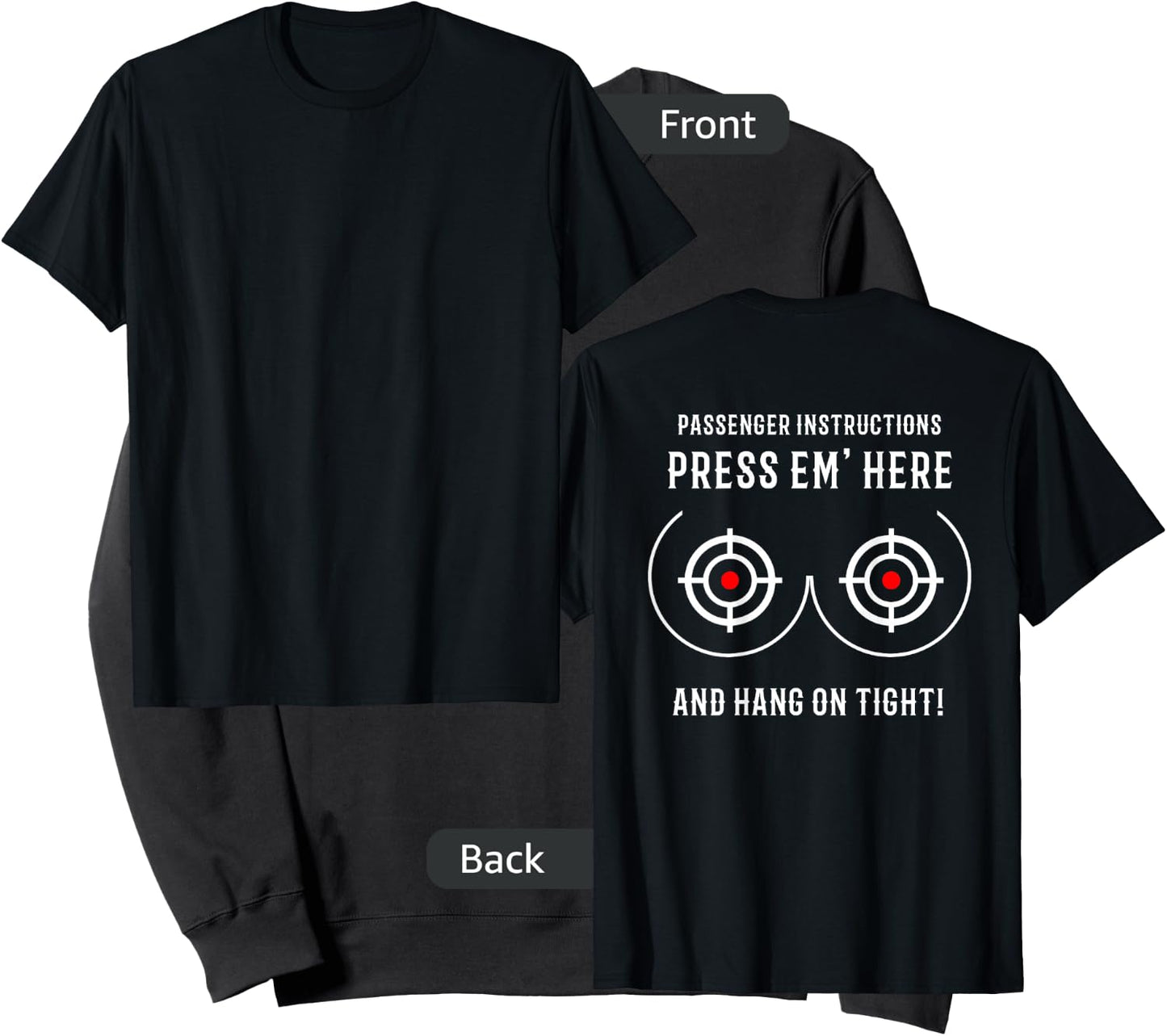 Press Em' Here Shirt Funny Motorcycle Sweatshirt - Sweatshirt | Black