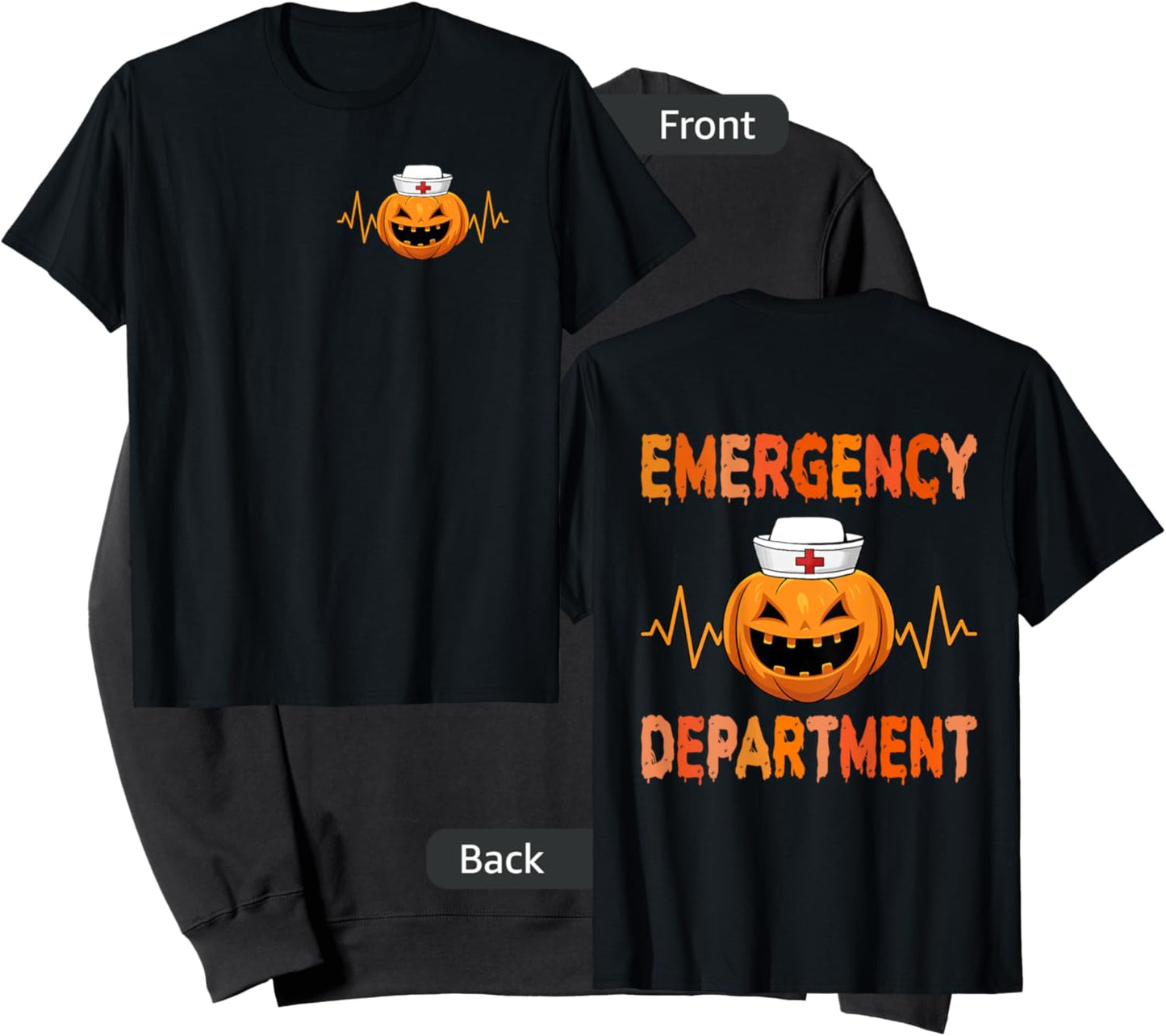 Emergency Department Halloween Emergency Room Nursing Nurse Sweatshirt - Sweatshirt | Black