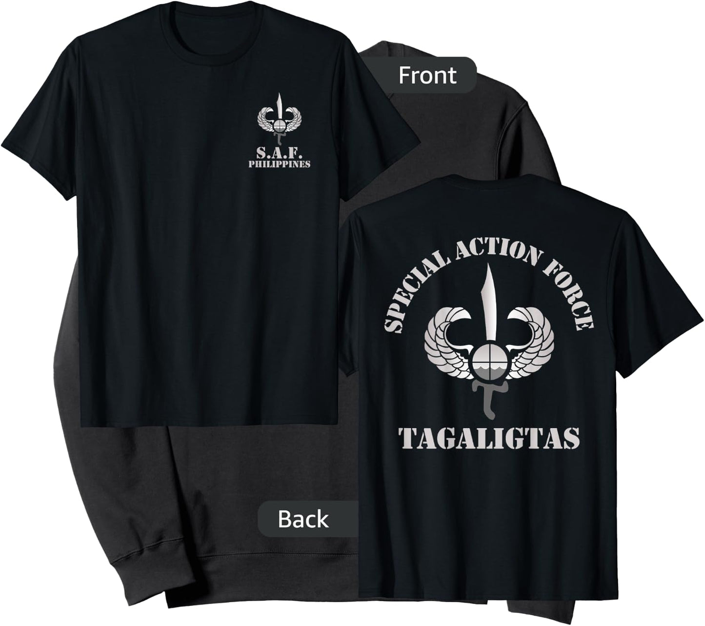 Special Action Force SAF Philippines Police Sweatshirt - Sweatshirt | Black