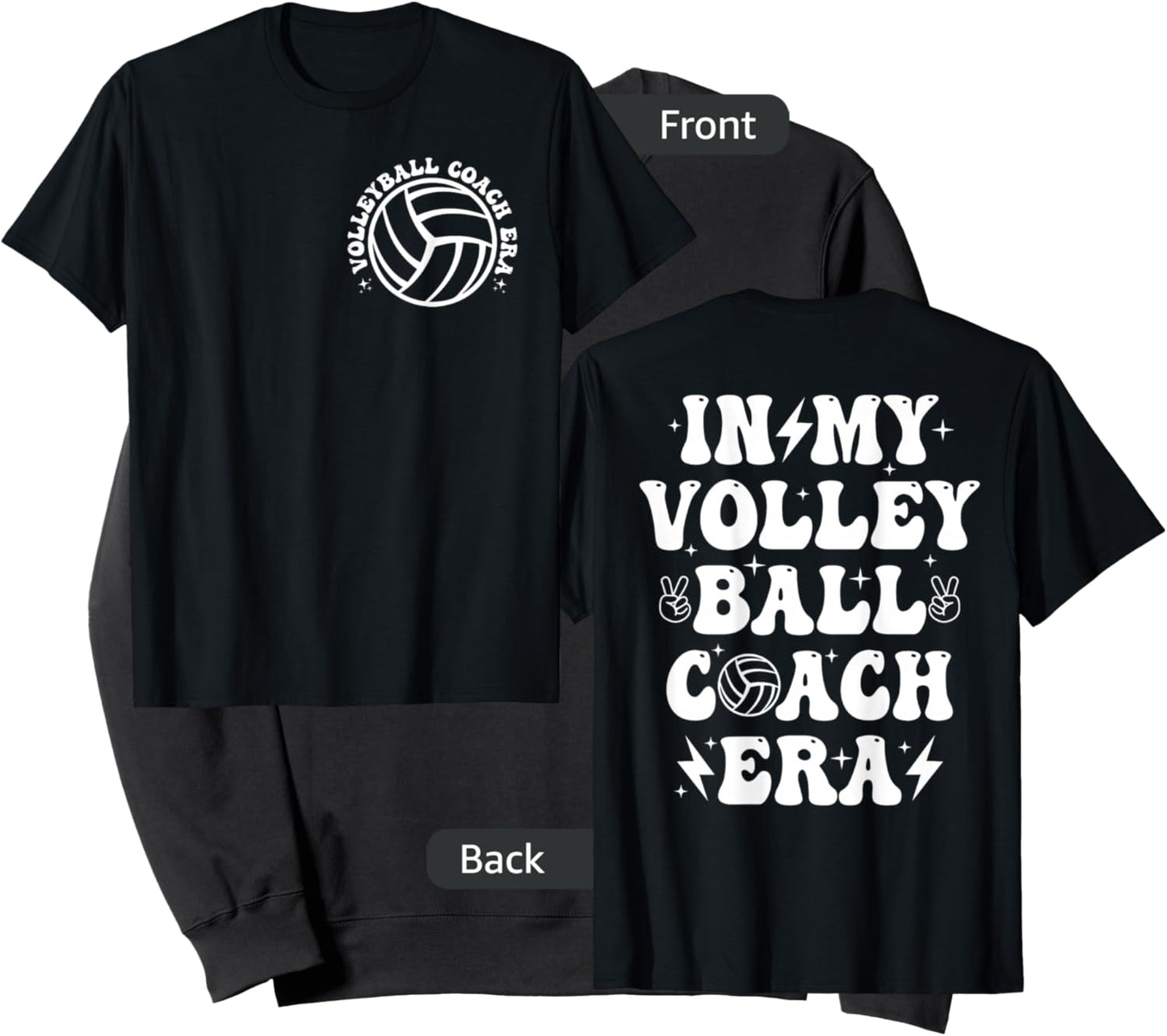 Funny In My Volleyball Coach Era Coach Volleyball Player Dad Sweatshirt - Sweatshirt | Black