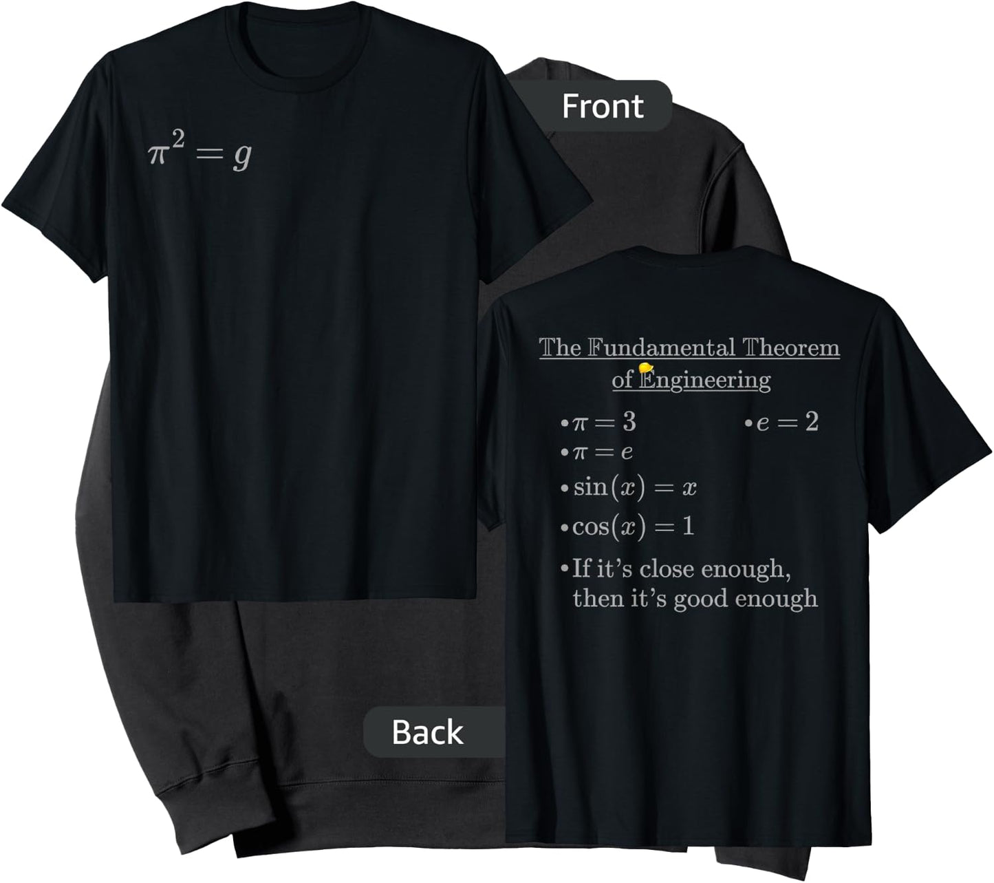 Fundamental Theorem of Engineering 2 Sweatshirt - Sweatshirt | Black