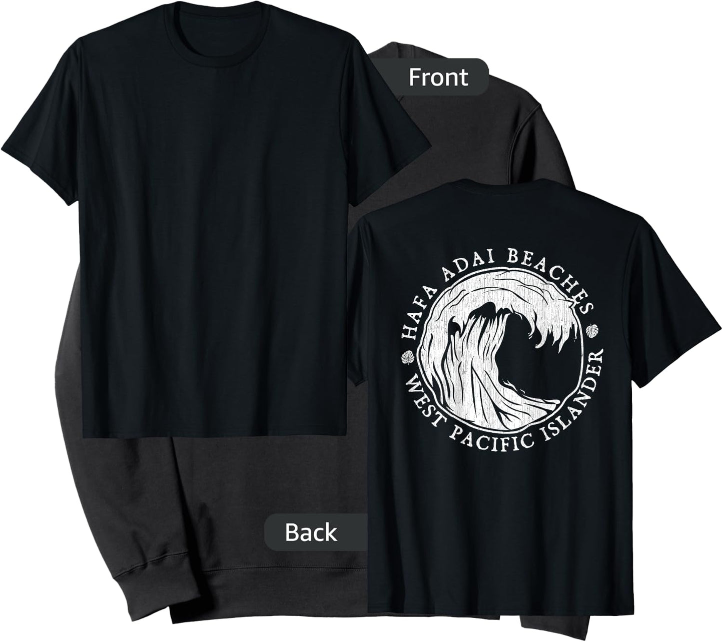 BACK PRINT Hafa Adai Beaches Guam Sweatshirt - Sweatshirt | Black