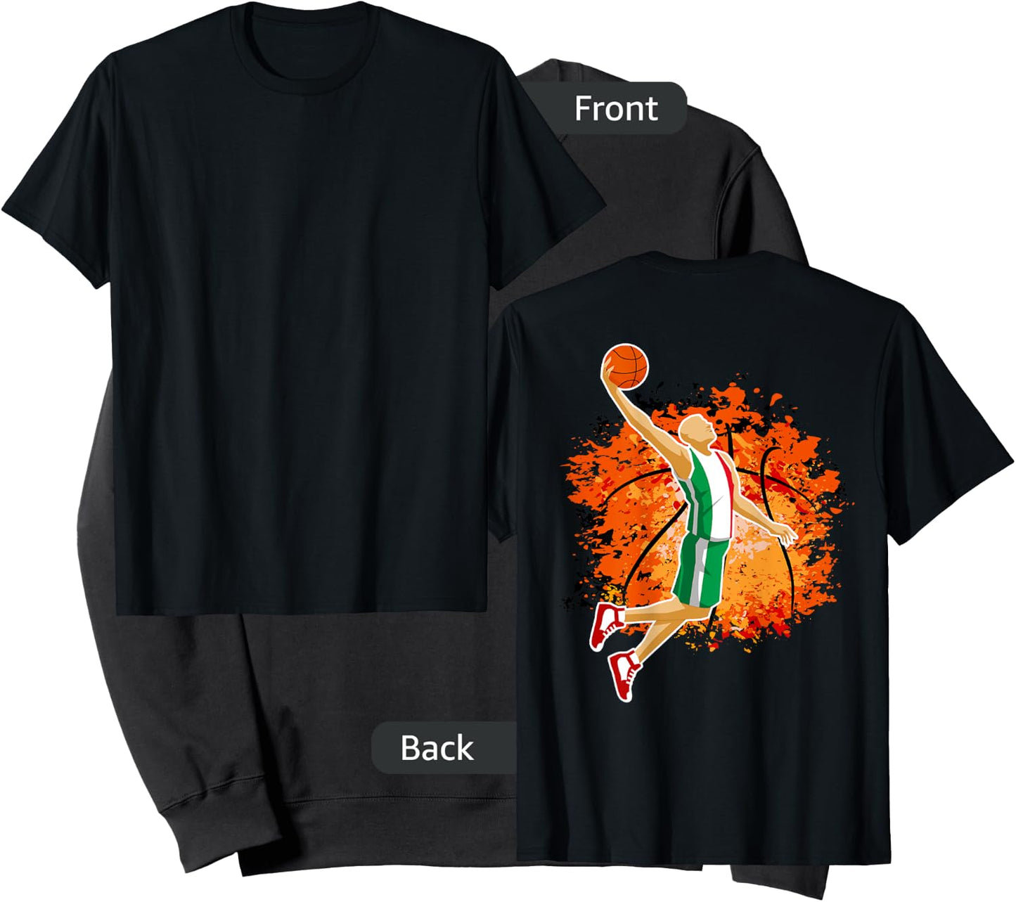 Italy National Basketball Jersey Italian Slam Dunk Gift Sweatshirt - Sweatshirt | Black