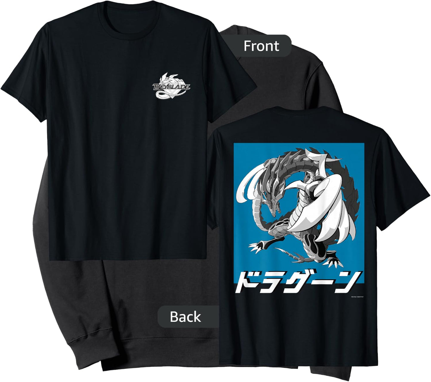 Beyblade Dragoon Monochrome Sweatshirt - Sweatshirt | Black
