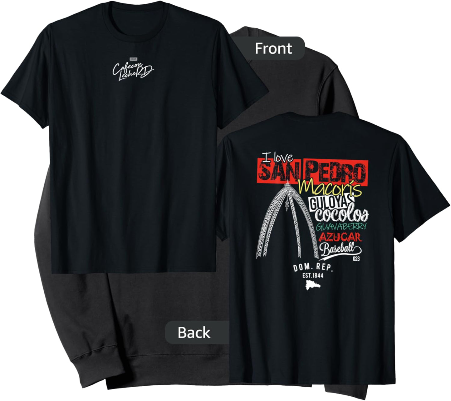 San Pedro de Macorís Dominican Republic tourist souvenir Sweatshirt - Sweatshirt | Black