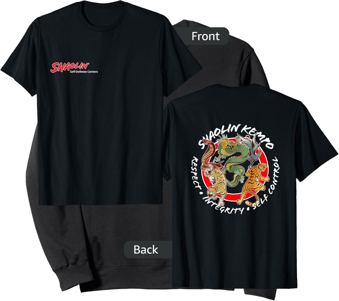 Shaolin Animals Sweatshirt - Sweatshirt | Black