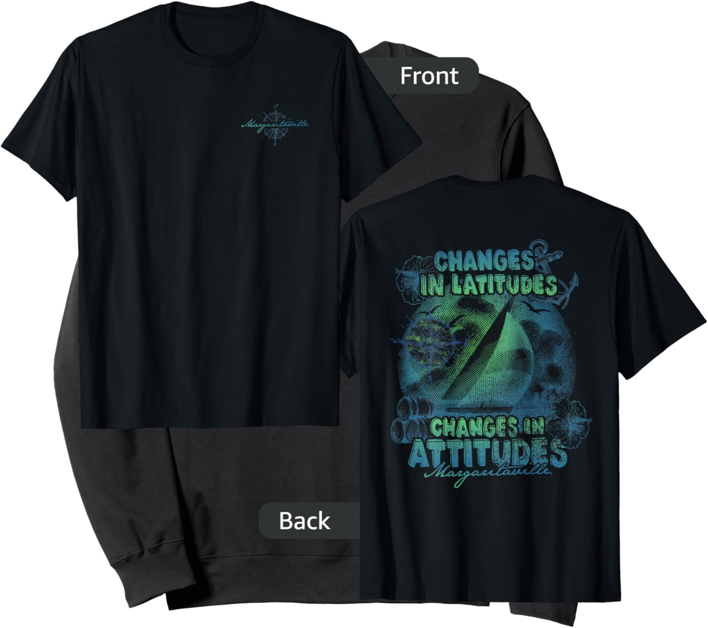 Changes in Latitudes, Changes in Attitudes Sweatshirt - Sweatshirt | Black