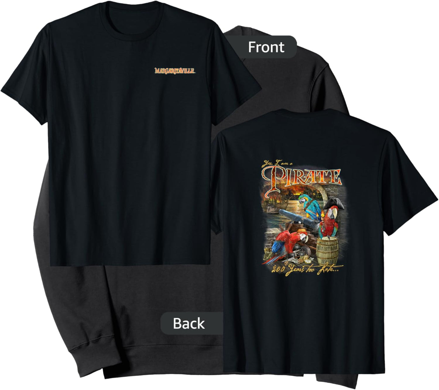 Margaritaville Pirate Parrot Sweatshirt - Sweatshirt | Black
