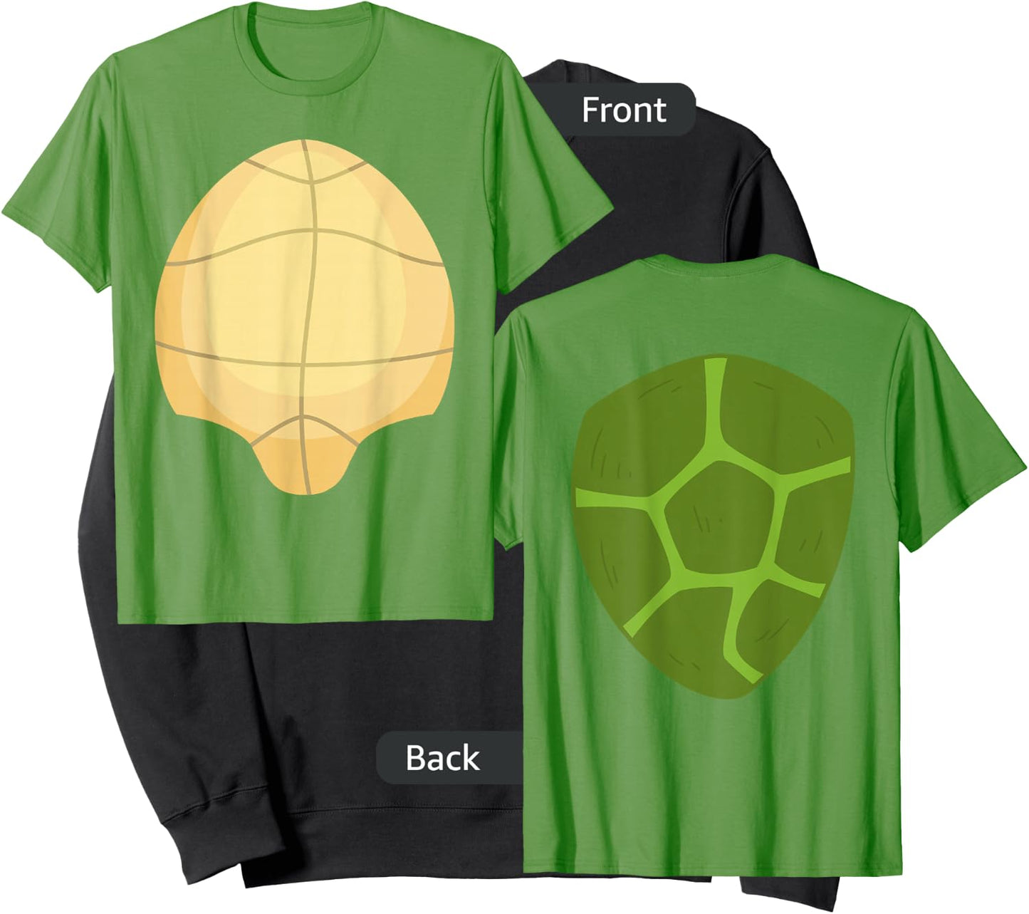 Turtle Shell Costume Tortoise Costume Halloween Sweatshirt - Sweatshirt | Black
