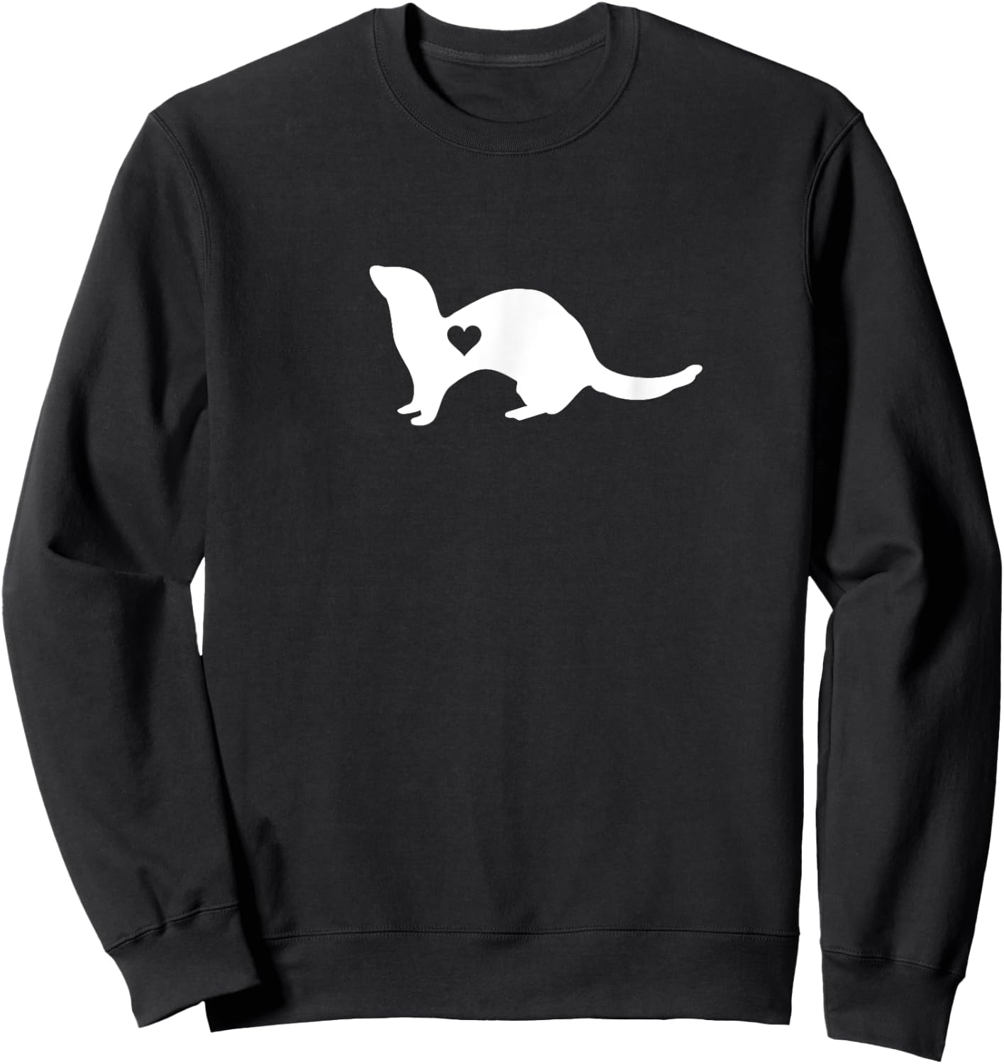 Ferret Lover Gift Ferret Pet Owner Sweatshirt - Sweatshirt | Black