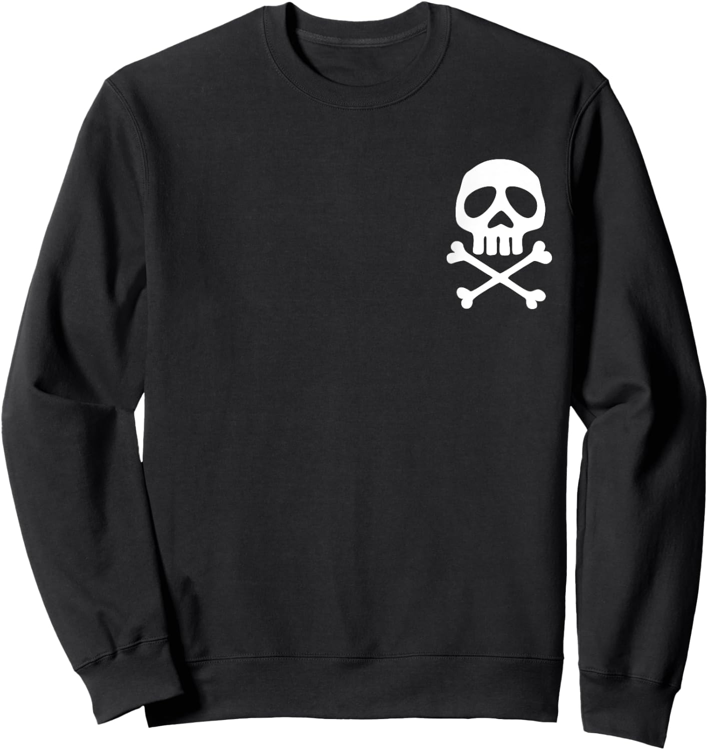 Skull, Space Pirate, Captain Party Halloween Day of the Dead Sweatshirt - Sweatshirt | Black