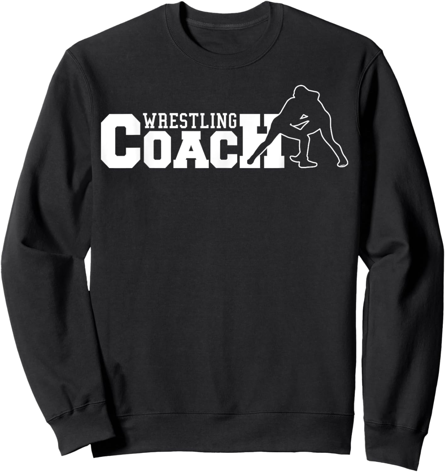 Wrestling Coach Funny Sports Trainer Instructor Sweatshirt - Sweatshirt | Black