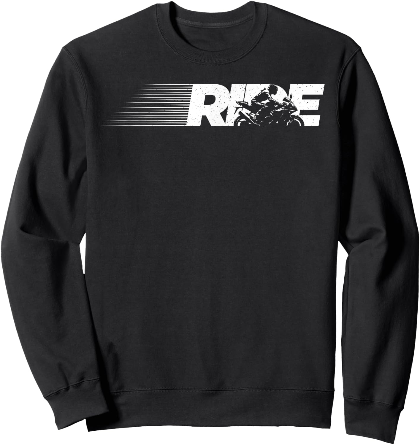 Cool Motorcycle Design Women Biking Motorcycle Lover Sweatshirt - Sweatshirt | Black