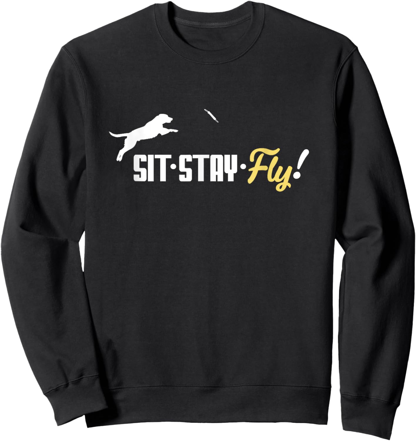 Dock Diving Dog a Dog Lover Women Sweatshirt - Sweatshirt | Black