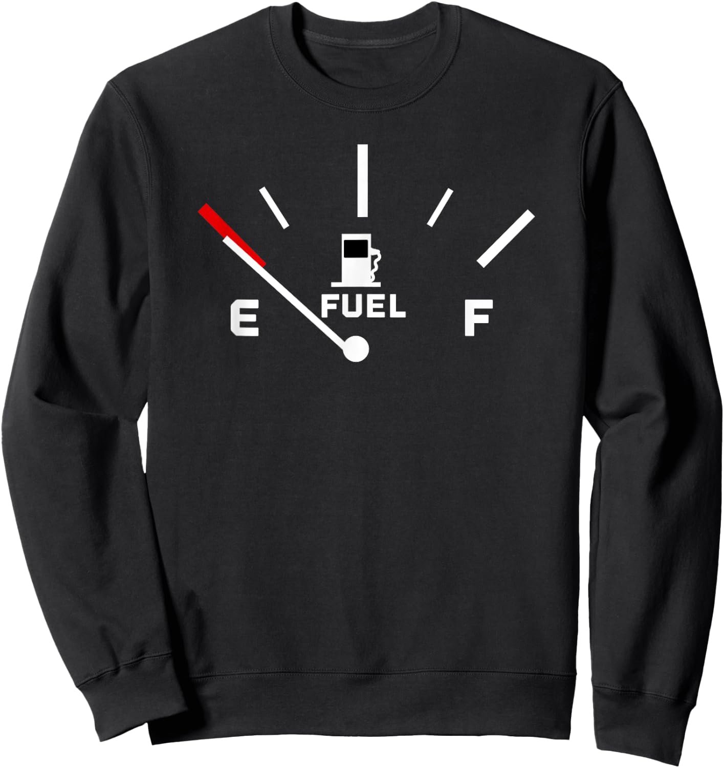 Running On Empty Funny Parenting Sweatshirt - Sweatshirt | Black