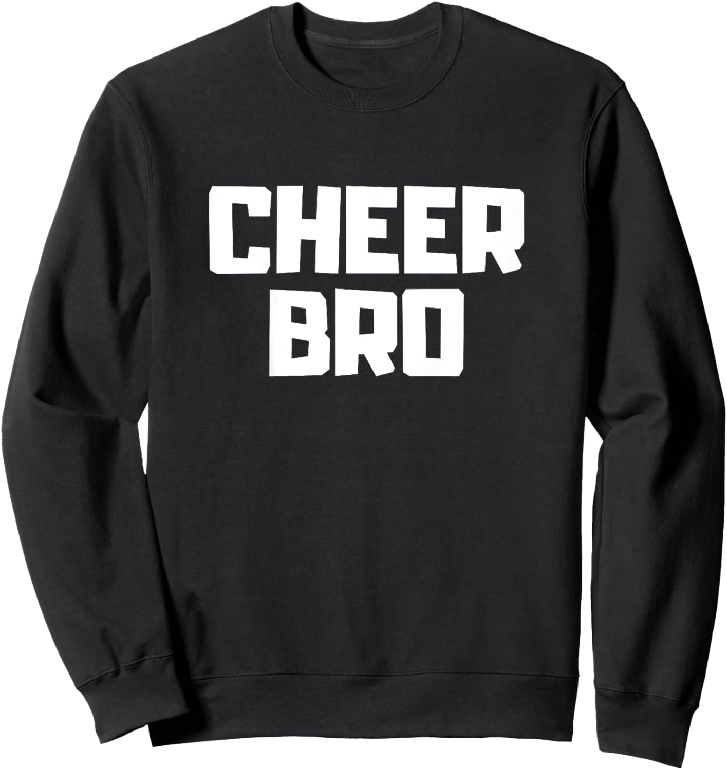 Kids Cheer Bro Cheerleader Brother Sweatshirt - Sweatshirt | Black