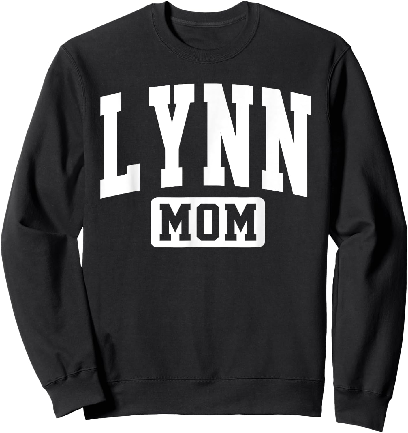 Lynn University (Boca Raton) Mom Mother Arch Vintage Family Sweatshirt - Sweatshirt | Black