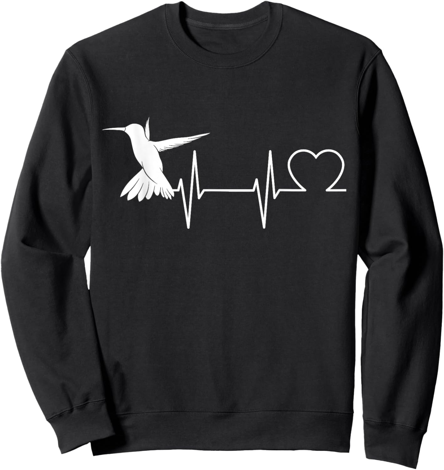 Hummingbird Heartbeat For Bird Hummingbird Lovers Sweatshirt - Sweatshirt | Black