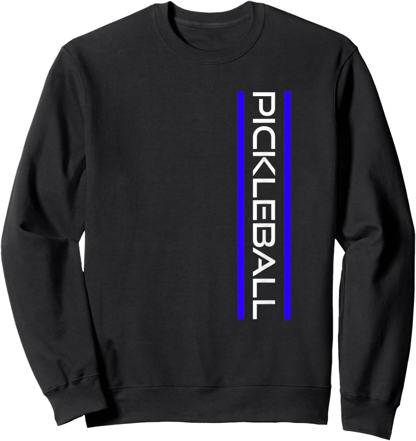 Pickleball - Stylish - Simple Minimalist - Pickleball Sweatshirt - Sweatshirt | Black